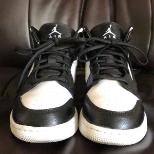 Jordan 1 Mid Multi Colored Swoosh